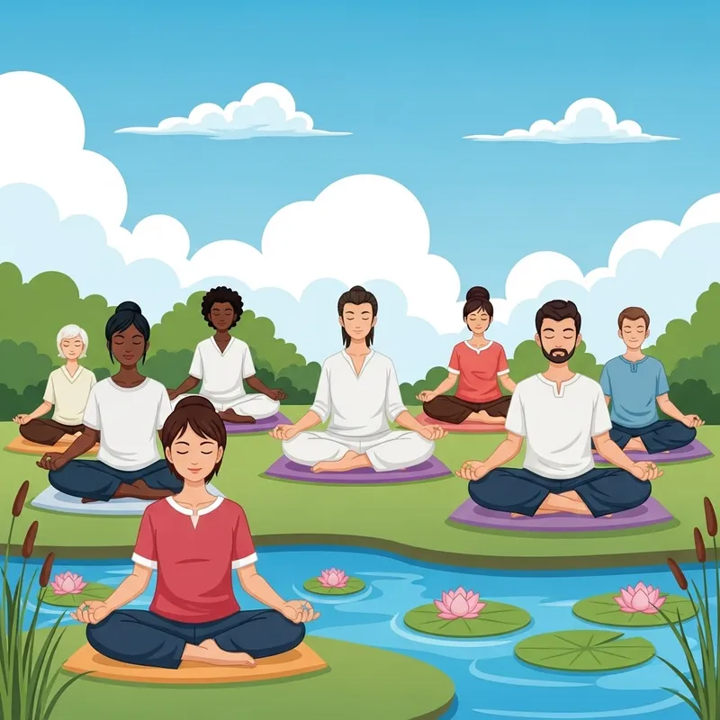 Serenity in Diversity: Zen Group Meditation Experience