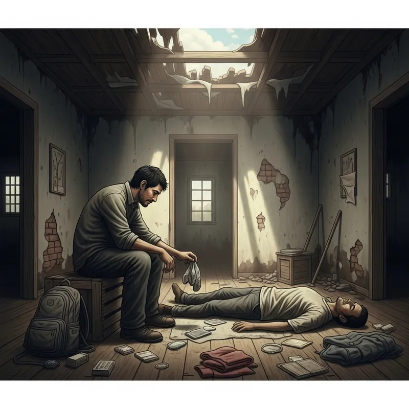 Survival Tale: Man's Fight for Survival in Abandoned House