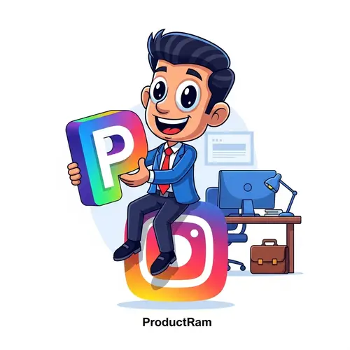 Playful Cartoon Businessman Avatar for Social Media