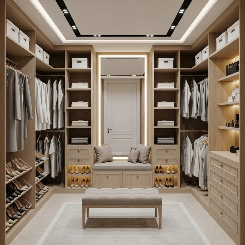 Elegant Luxury Dressing Room Closet Design