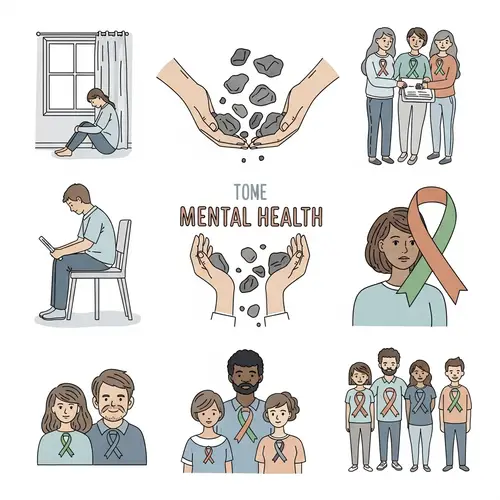 Exploring Mental Health: Illustrations of Struggles and Support