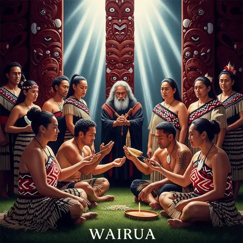 Traditional Maori Spiritual Ceremony: Essence of Wairua Energy and Love
