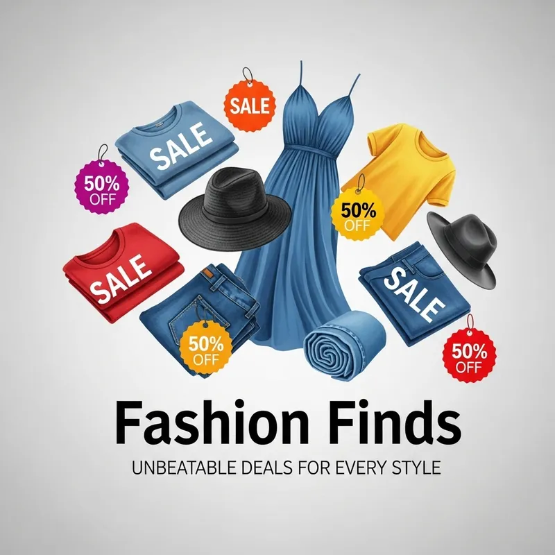 Clothing Store Logo with Sale Vibes