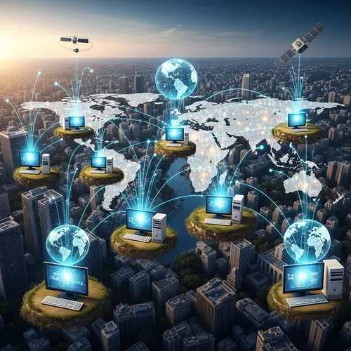 Interconnected World of Computers: Global Network Visualization