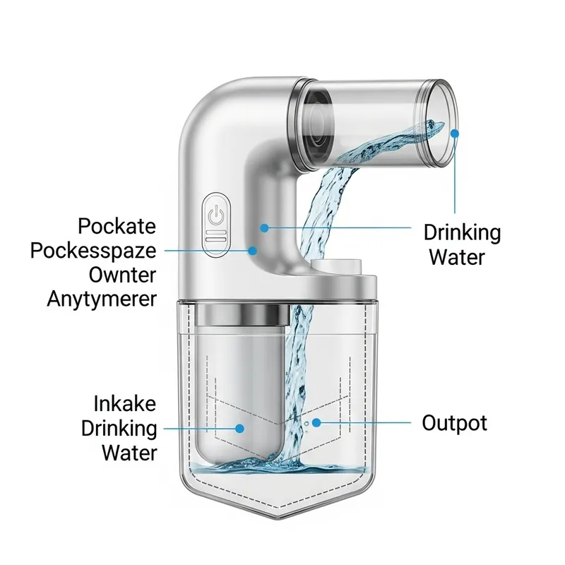 Portable Pocket Water Purifier for Anytime Use