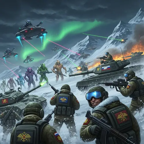 Epic War Between Russia and Alien Forces