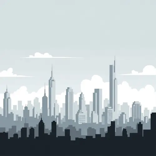 Minimalistic Cityscape - Serene Urban Views
