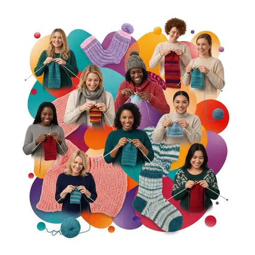 Knitting Challenge in Abstract Setting | Diverse Participants