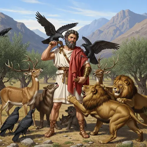 Prometheus and Annoying Animals in Ancient Greek Landscape