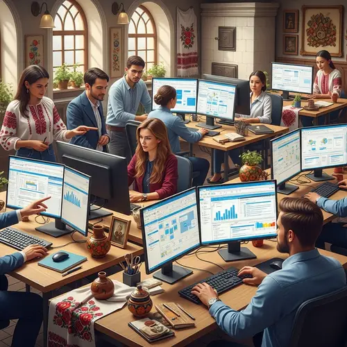 SAP Implementation at Charitable Foundations in Ukraine - Tech Setup Visual