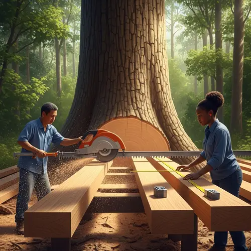 Transforming Majestic Tree to Lumber: Detailed Process