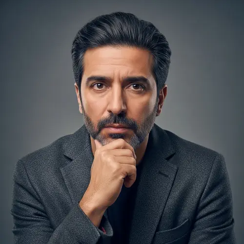 Faisal: Attractive Middle-Eastern Man Lost in Contemplation