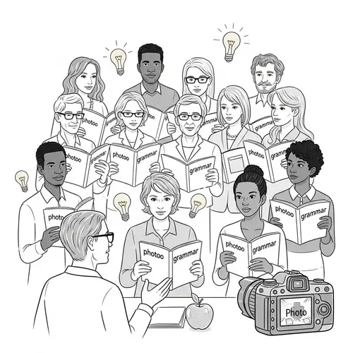 Diverse English Language Teaching Session Sketch