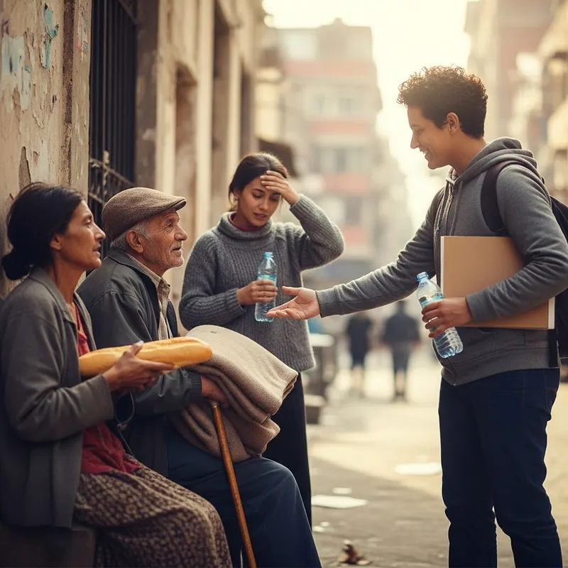 Kind-hearted Artist Assisting Poor, Sick, and Elderly