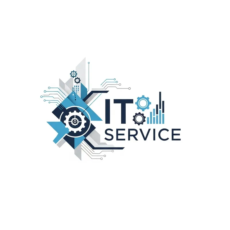 Innovative IT Service Logo Design | Modern & Reliable