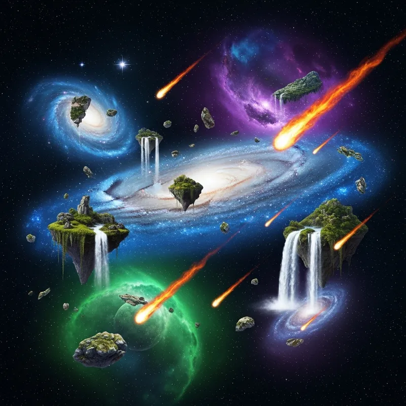 Surreal Galaxy: A Vivid Outer Space Experience