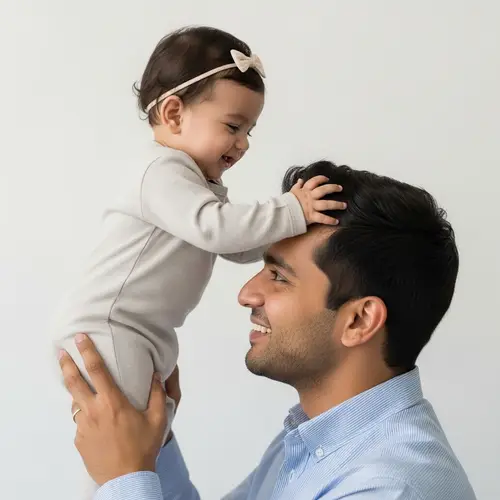 Sweet South Asian Father and Baby Girl Bonding | Joyful Fatherhood