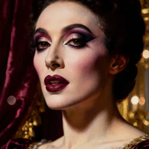 Dramatic Opera Singer Headshot Portrait