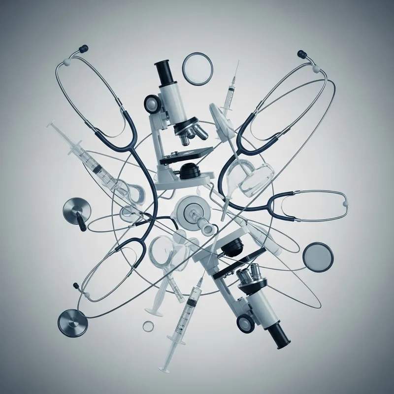 Imaginative Abstract Medical Equipment Display