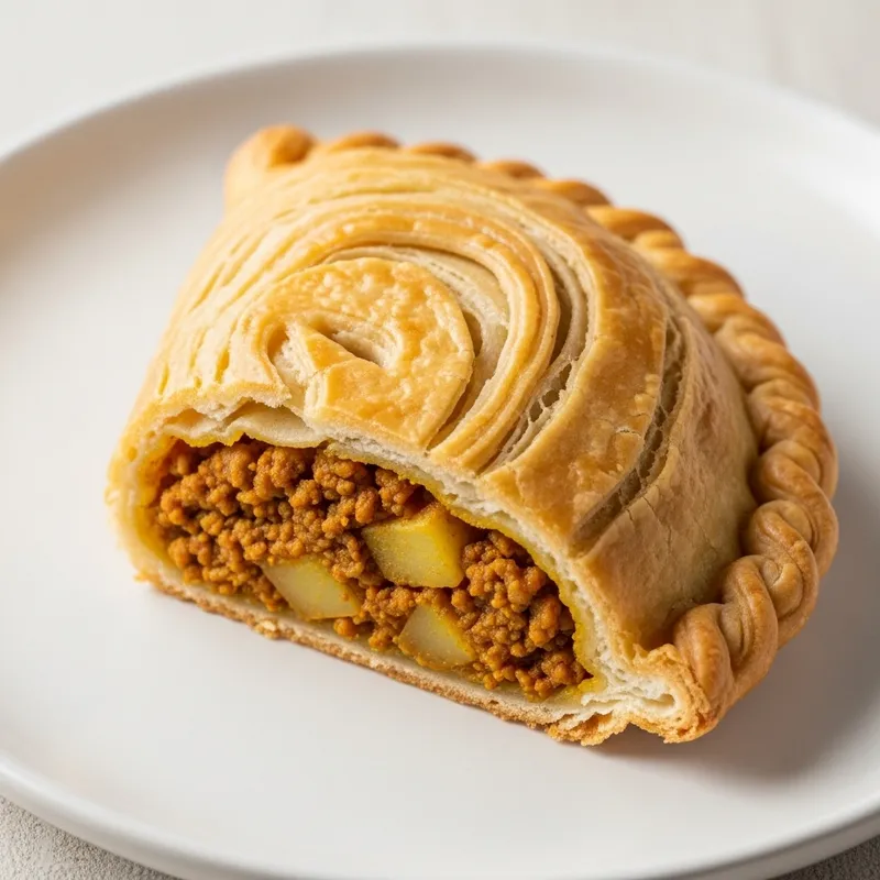 Irresistible Golden Brown Curry Puff