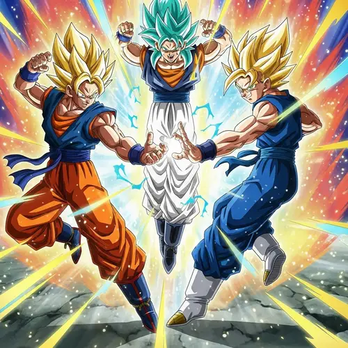 Powerful Fusion Dance Transformation | Martial Arts Characters