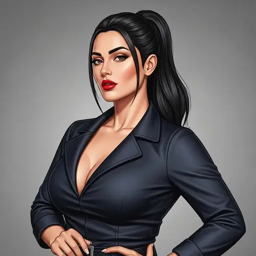 Striking Features of a Confident South Asian Woman