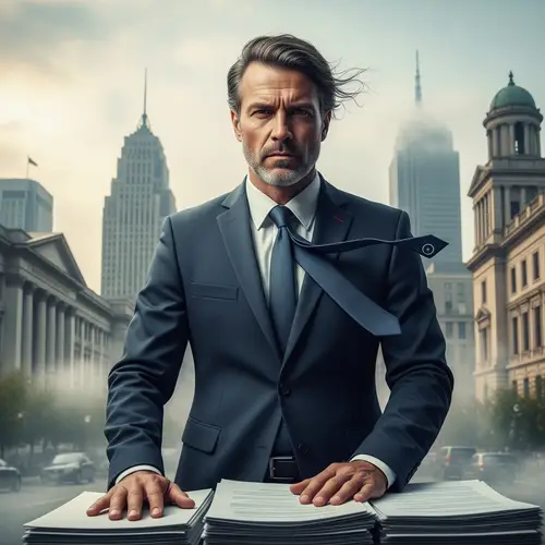 Man Standing Up Against Corruption: A Bold Stand