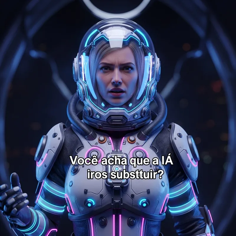 Will AI Replace Us? Futuristic Astronaut in Technology Will AI Replace Us? Futuristic Astronaut in Technology