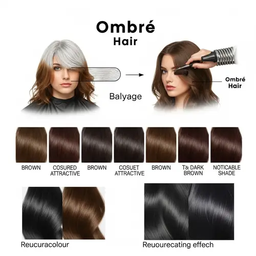 Ombré vs. Balayage: Shades of Brown Hair Color Techniques