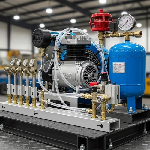 Pneumatic System Components and Assembly Overview