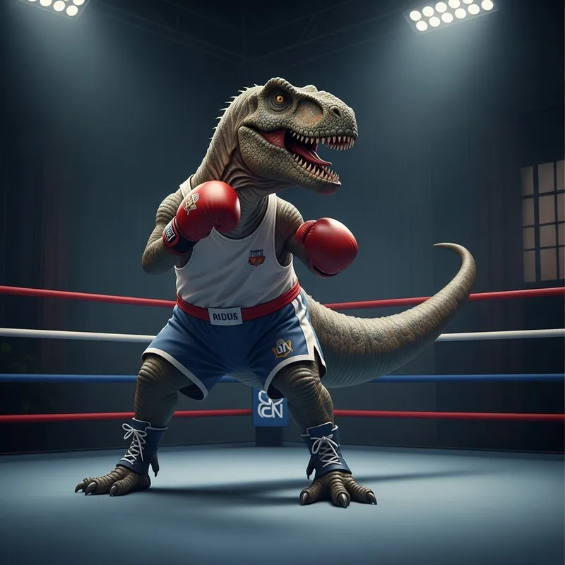 Dinosaur Boxing: Ultimate Match in the Ring