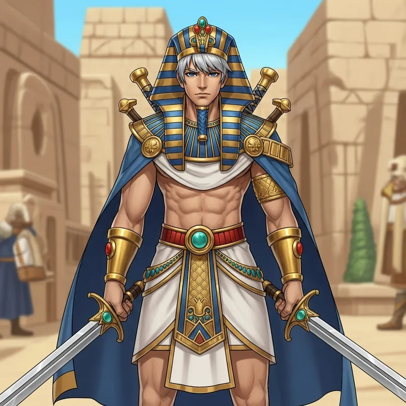 Dante - Pharaoh Warrior with a Fiery Edge