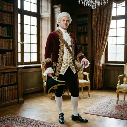 Elegant Aristocrat Costume for Parties