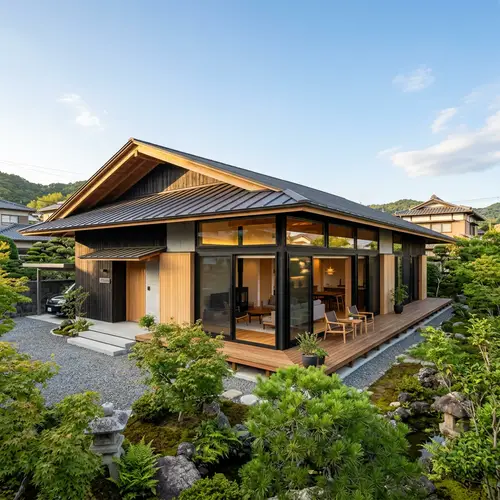 Luxurious 28-Tsubo Single-Story Home Design