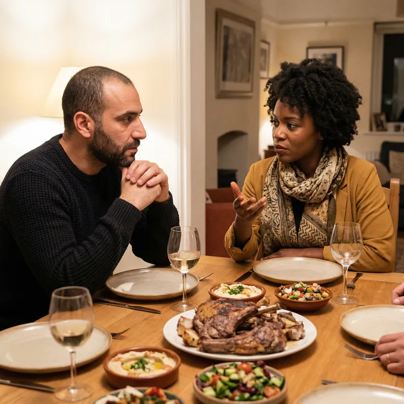 Empowered Dining: A Woman's Bold Conversation