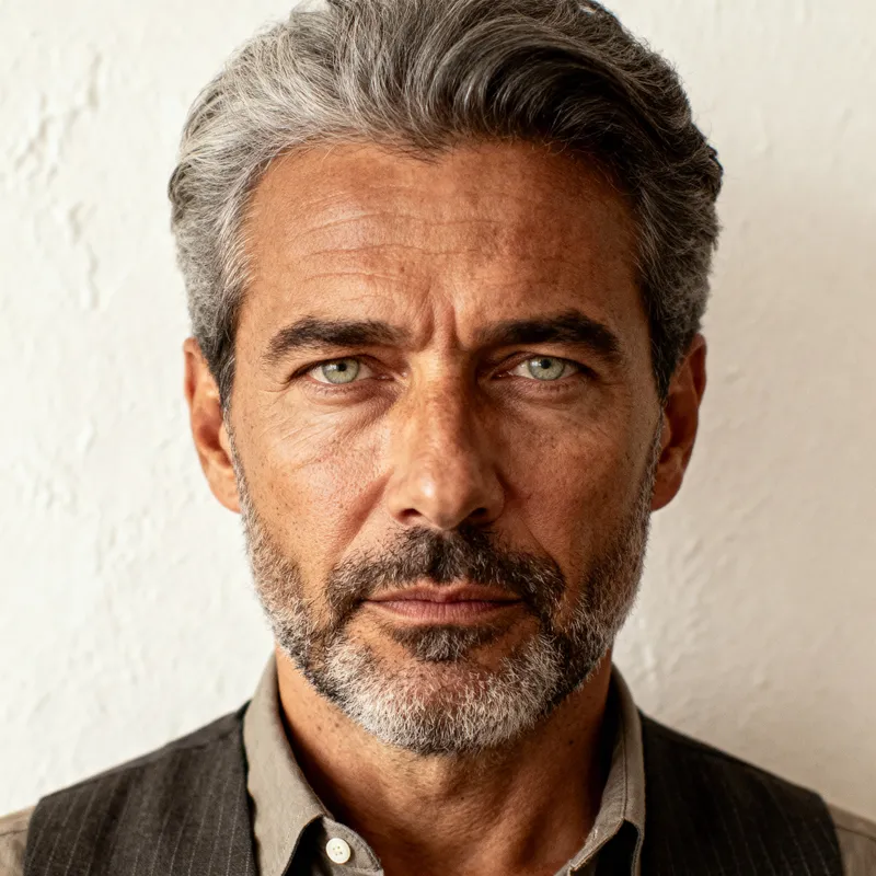 Portrait of a Mature German Man