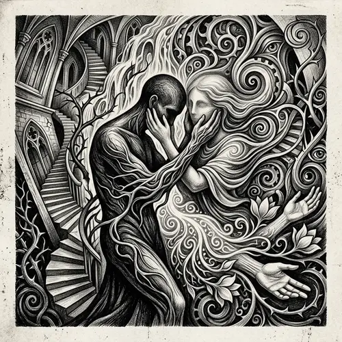 Empathy in the Style of M.C. Escher: Abstract Art