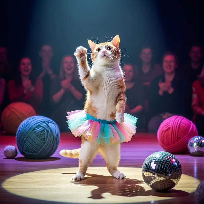 Funny Cat Dance: Hilarious Feline Moves
