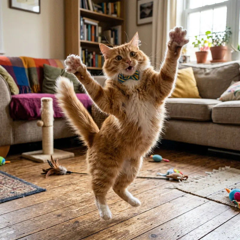 Funny Cat Dance: Hilarious Feline Moves