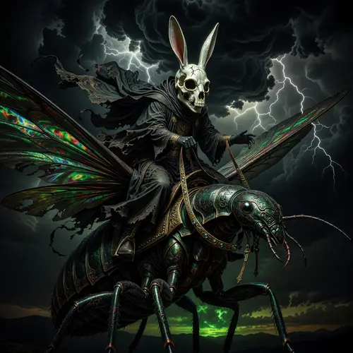 Gothic Fantasy: Doctor on Earwig | Surreal Art