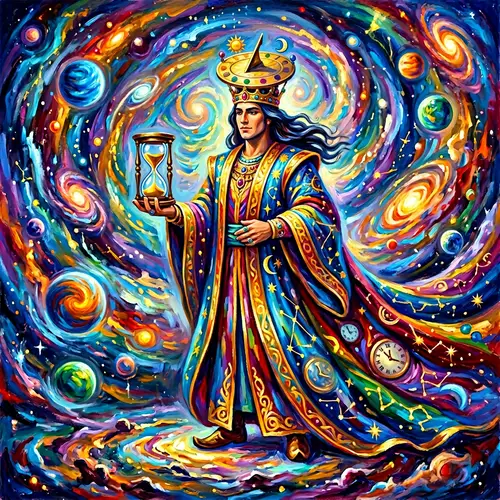 Fantastical Monarch Oil Painting Transcending Time