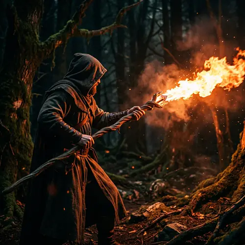 Fire-Shooting Mage: Master of Darkness