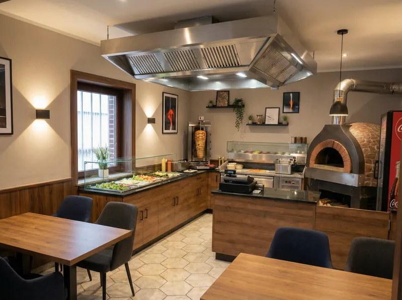 Döner and Pizza Restaurant Layout Ideas