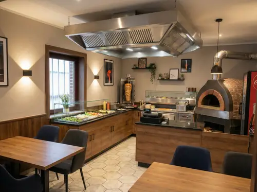 Döner and Pizza Restaurant Layout Ideas