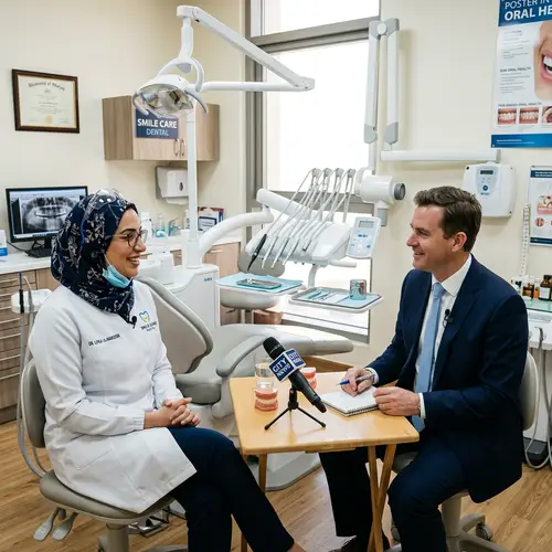 Professional Middle Eastern Female Dentist Interview on Dental Health