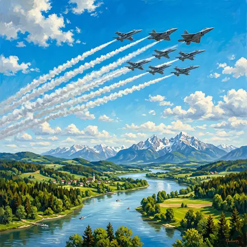 Force and Flow: Air Force Art in the Sky