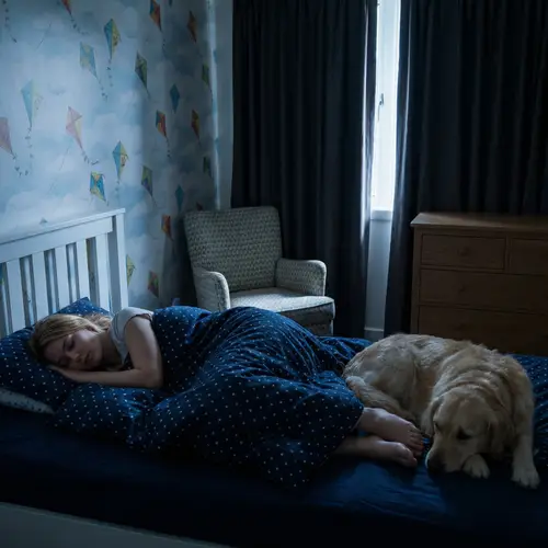 Peaceful Sleep of a 25-Year-Old Blond Woman