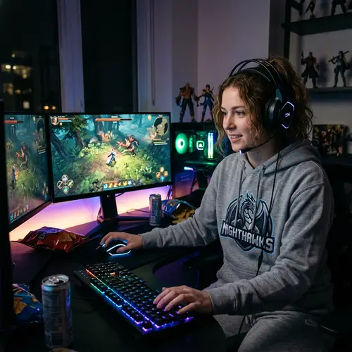 Female Brunette Gamer | Top Gaming Insights