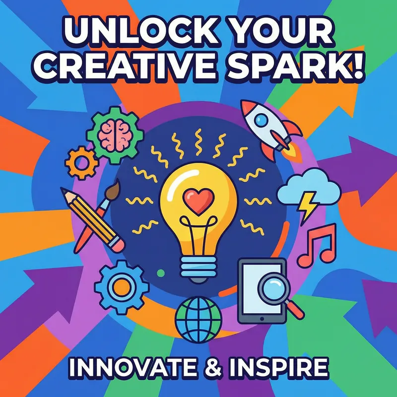 Creative Innovation with Colorful Light Bulbs