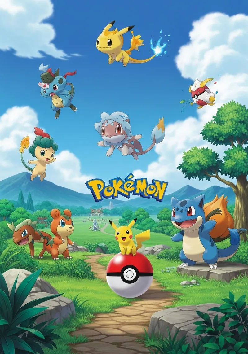 Pokemon Art Style Image Creation